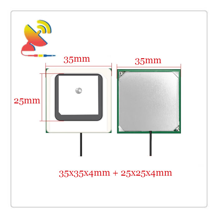 C&T RF Antennas Inc. - 35x35x4mm + 25x25x4mm High-Precision Internal 2-Stage GNSS Passive Ceramic Antennas Manufacturer