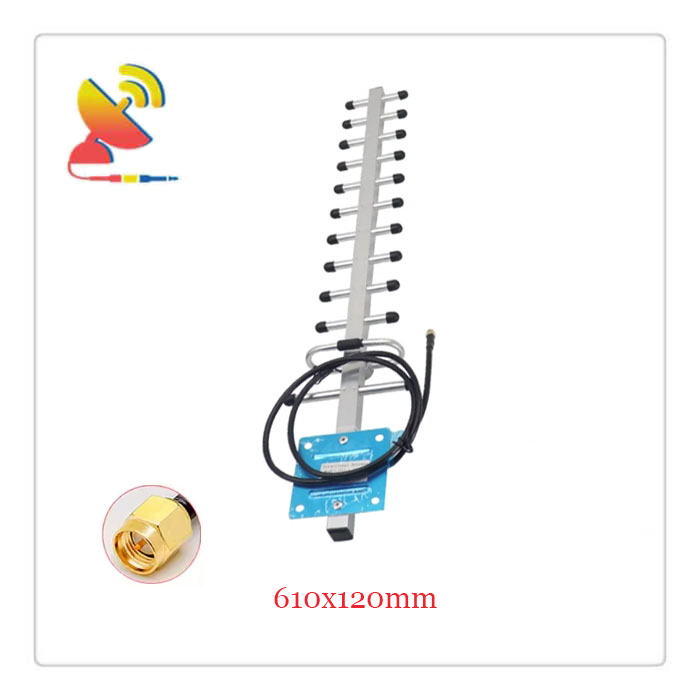 C&T RF Antennas Inc.- 610x120mm High-Performance 1.5 GHz Outdoor Yagi Directional Antennas Manufacturer