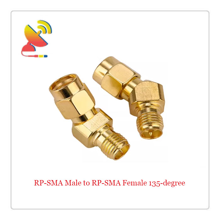 C&T RF Antennas Inc.- RP-SMA Male to RP-SMA Female 135-degree Adapters Supplier
