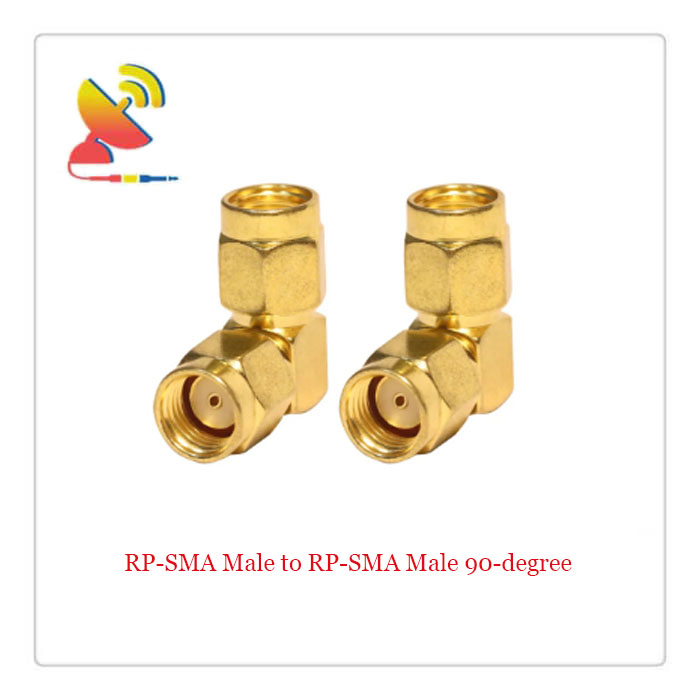 C&T RF Antennas Inc.- RP-SMA Male to RP-SMA Male 90-degree Adapters Supplier