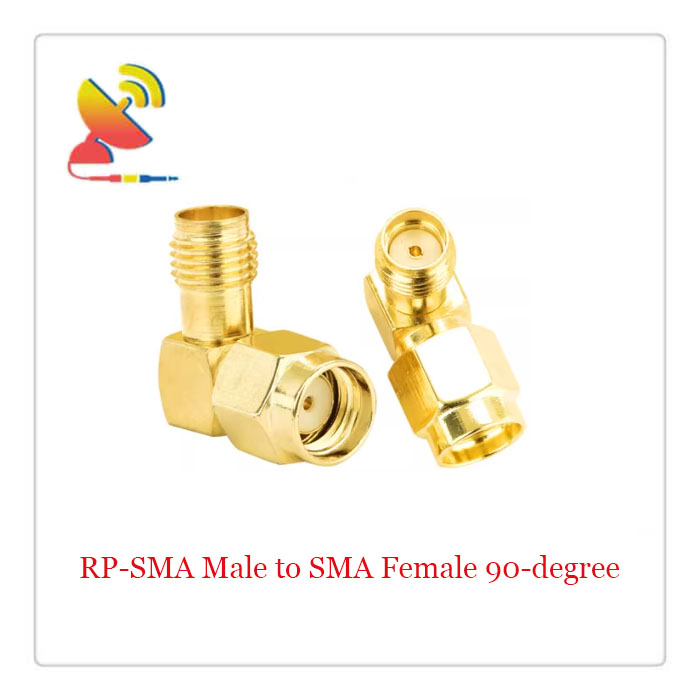 C&T RF Antennas Inc.- RP-SMA Male to SMA Female 90-degree Adapters Supplier