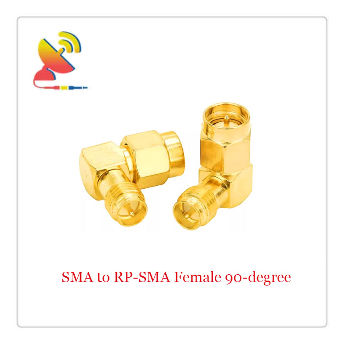 C&T RF Antennas Inc.- SMA Male to RP-SMA Female 90-degree Adapters Supplier