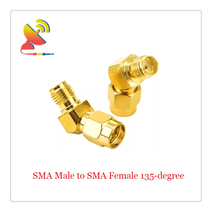 C&T RF Antennas Inc.- SMA Male to SMA Female 135-degree Adapters Supplier