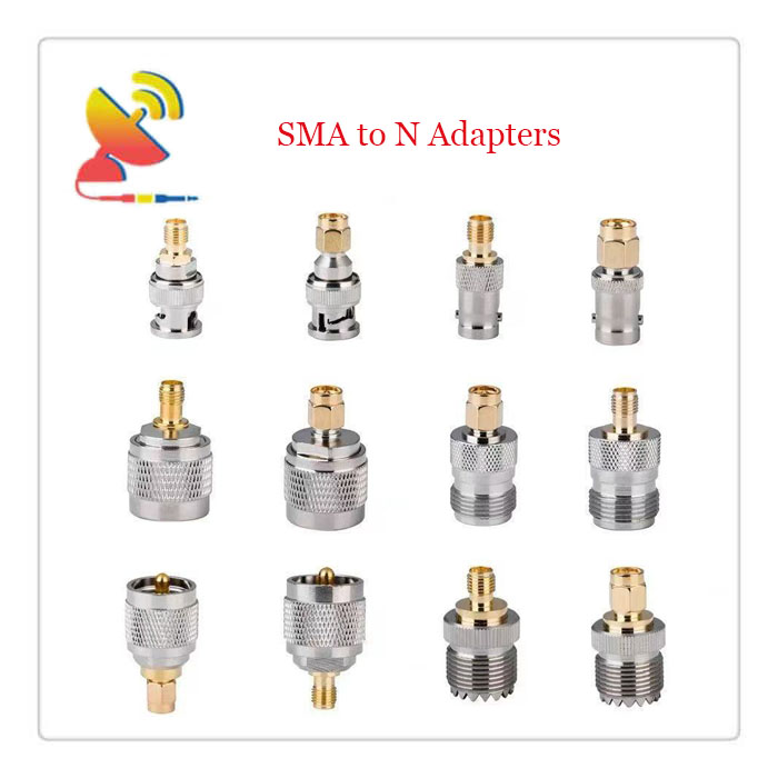 C&T RF Antennas Inc.- Types of SMA to N-type Adapters