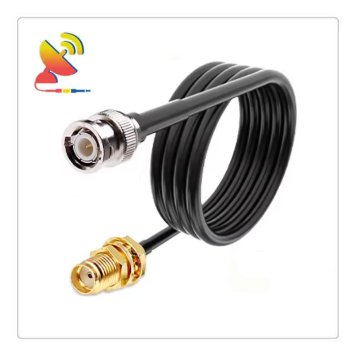 C&T RF Antennas Inc - BNC Male To SMA Female Connector RG58 Coaxial Cable Assembly