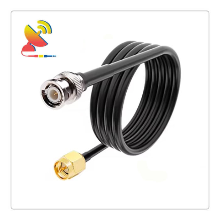 C&T RF Antennas Inc - BNC Male To SMA Male Connector RG58 Coaxial Cable Adapter