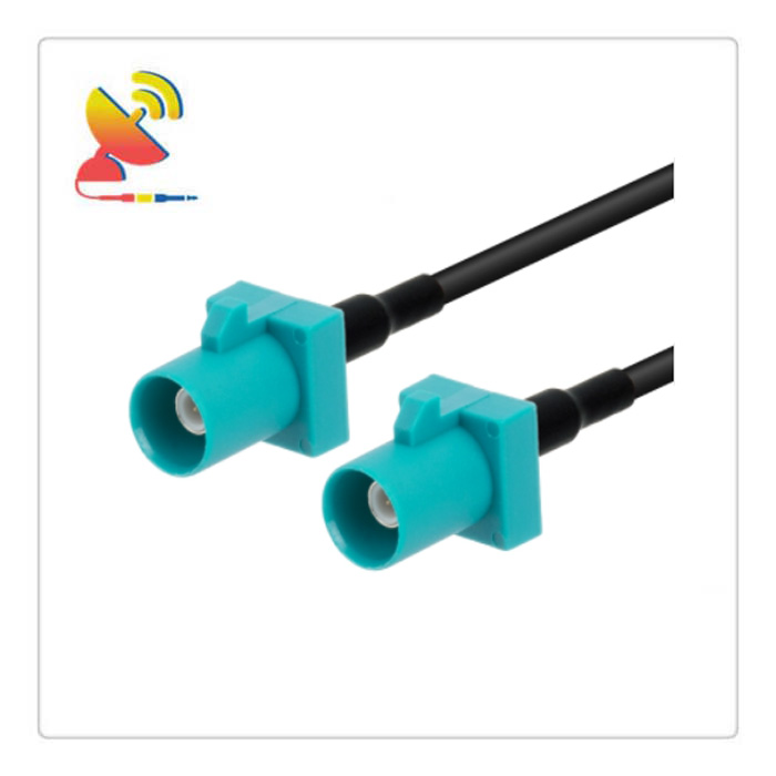 C&T RF Antennas Inc - Fakra Male To Fakra Male Connector Cable Assembly RG174 Coax Antenna Adapter