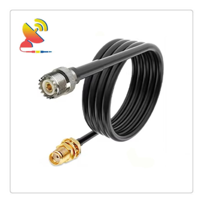 C&T RF Antennas Inc - M-type Female To SMA Female Connector RG58 Coaxial Cable Assembly
