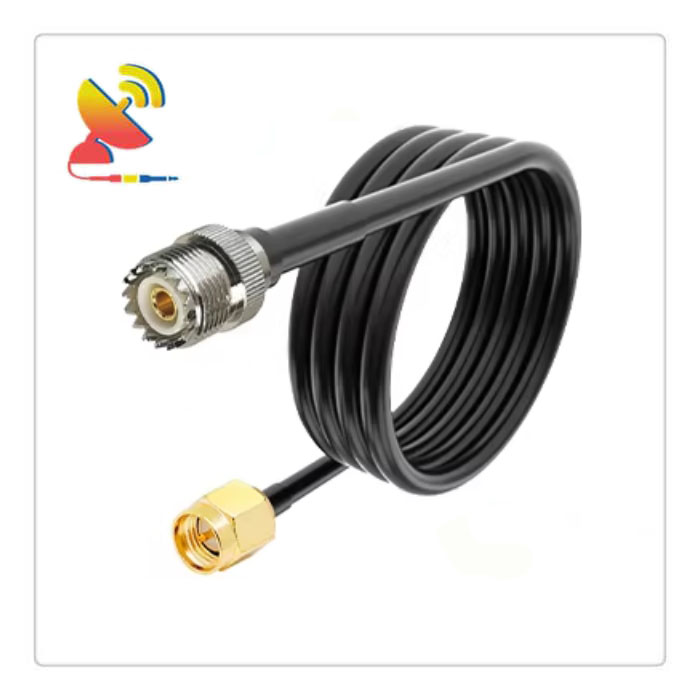 C&T RF Antennas Inc - M-type Female To SMA Male Connector RG58 Coax Cable Assembly