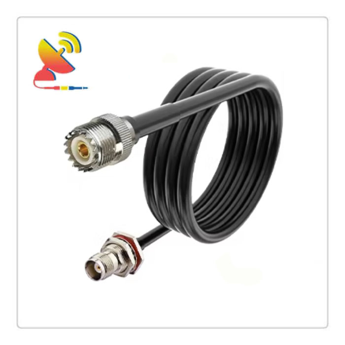 C&T RF Antennas Inc - M-type Female To TNC Female Connector RG58 Low-loss Coaxial Cable Pigtail