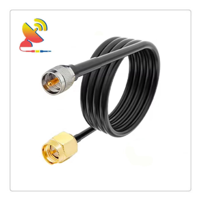 C&T RF Antennas Inc - M-type Male To SMA Male Connector RG58 Coax Cable Assembly