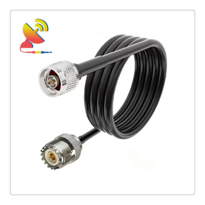 C&T RF Antennas Inc - N-type Male To M Female Connector RG58 Coaxial Cable Pigtail