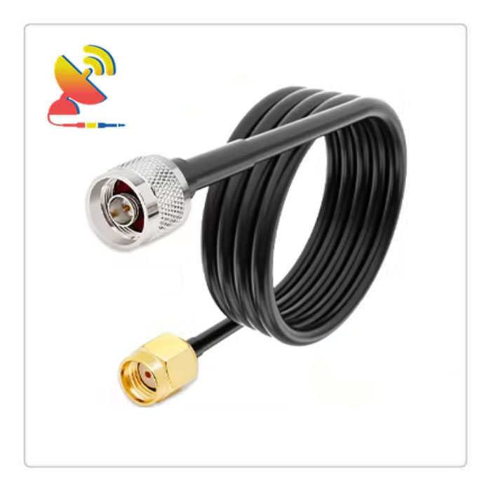 C&T RF Antennas Inc - N-type Male To RP-SMA Male Connector RG58 Coaxial Cable Assembly