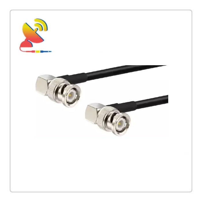 C&T RF Antennas Inc. - BNC Male Right-Angle to Right-Angle Male Connector RG223 Coaxial Cable Assembly