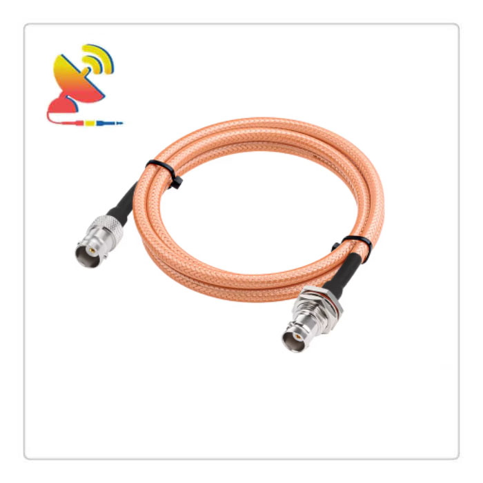 C&T RF Antennas Inc. - BNC Female To BNC Female Bulkhead RG400 Coax Cable Assembly Radio Aerial Extension