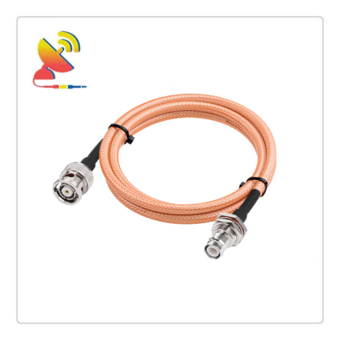 C&T RF Antennas Inc. - RP-BNC Male To RP-BNC Female Blukhead RG400 Coax Cable Assembly Aerial Cable Extender