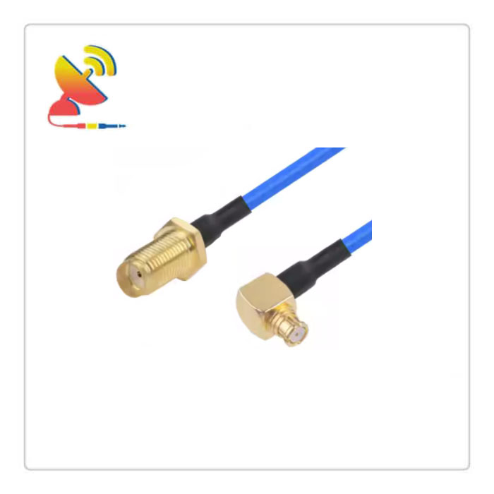 C&T RF Antennas Inc. - SMA Female To SMP Female Right-Angle Connector RG405 Low-PIM Cable Assembly