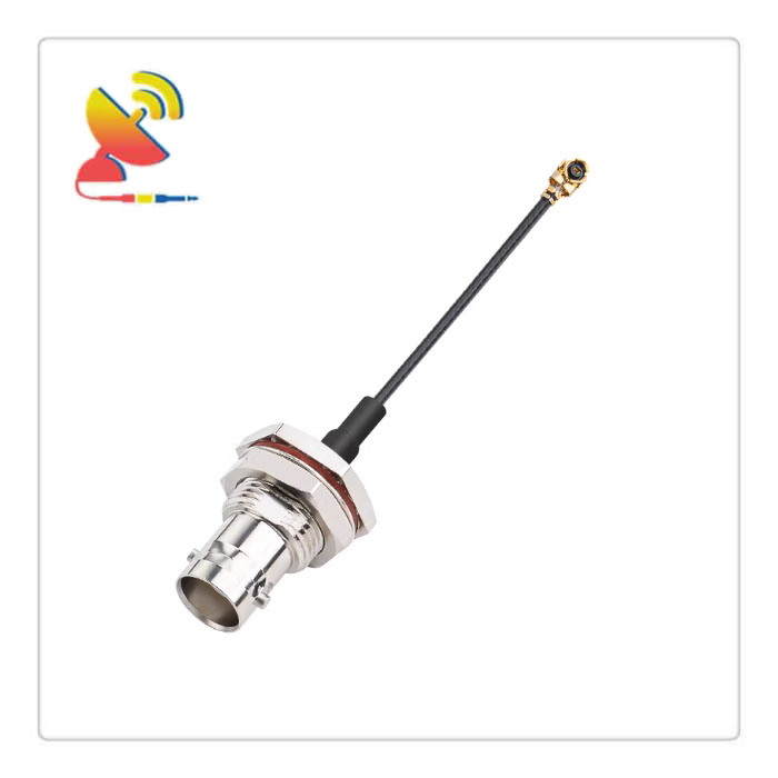 C&T RF Antennas Inc. - BNC Female Bulkhead To IPEX RG1.13 Coaxial Cable Assembly BNC Cable Extension