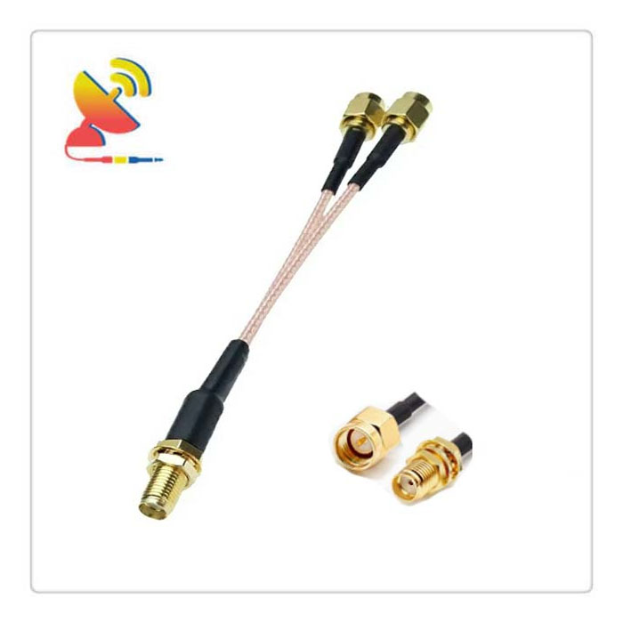 C&T RF Antennas Inc - SMA Female to 2x SMA Male Coaxial Cable Adapter Manufacturer