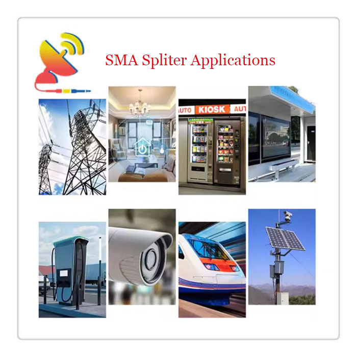 C&T RF Antennas Inc.- SMA Antenna Spliter Cable Adapter Applications