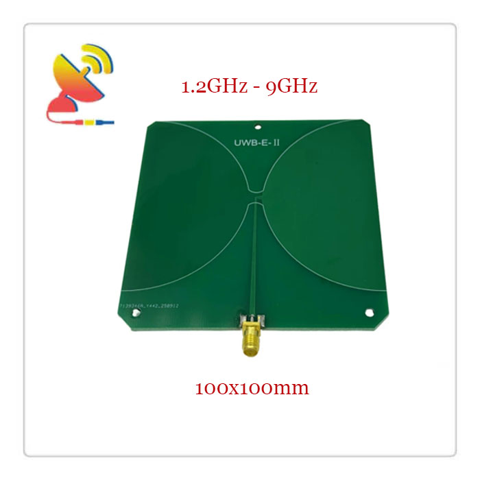 C&T RF Antennas Inc.- 100x100mm 1.2GHz-9GHz Omni-directional Ultra-Wideband PCB Antennas Manufaturer
