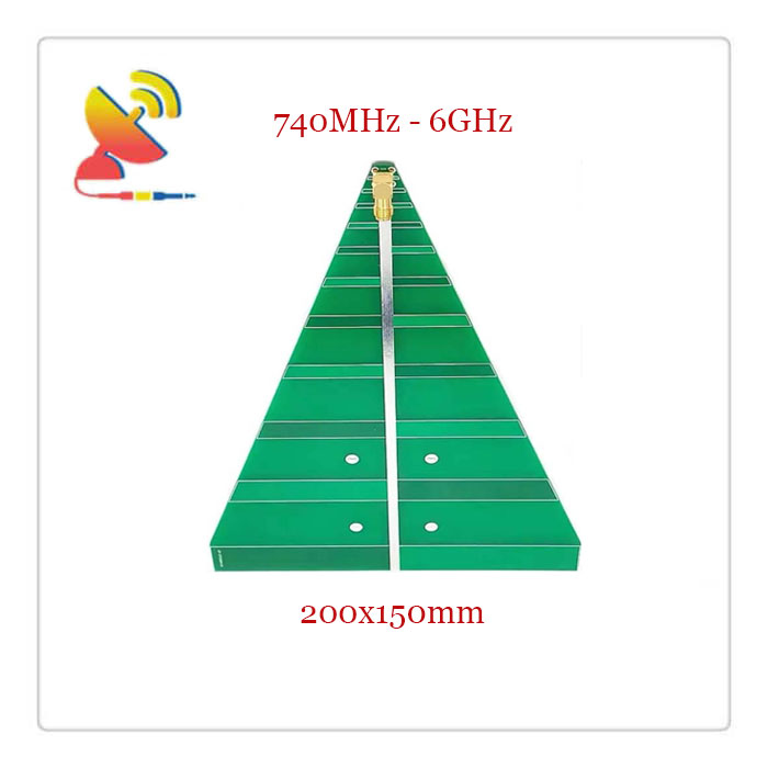 C&T RF Antennas Inc.- 200x150mm 740MHz-6GHz Directional Log-Periodic UWB PCB Antennas Manufacturer