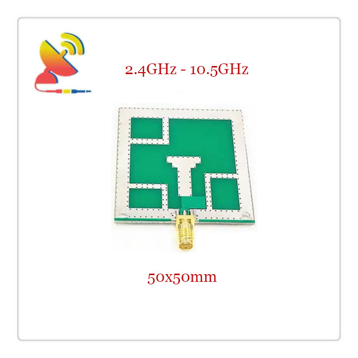 C&T RF Antennas Inc.- 50x50mm 2.4GHz-10.5GHz Omni Ultra-Wideband PCB Antennas Manufaturer