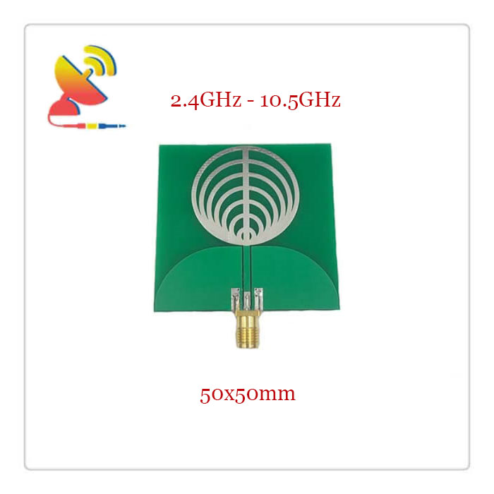 C&T RF Antennas Inc.- 50x50mm 2.4GHz-10.5GHz Omni-directional Ultra-Wideband PCB Antennas Manufaturer