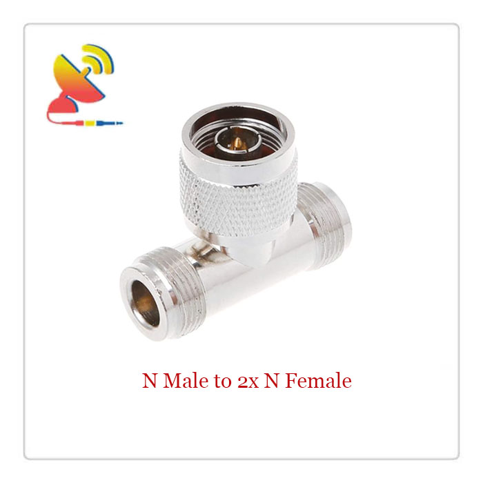 C&T RF Antennas Inc.- N Male to 2x N Female 3-Way Coaxial Adapters Supplier