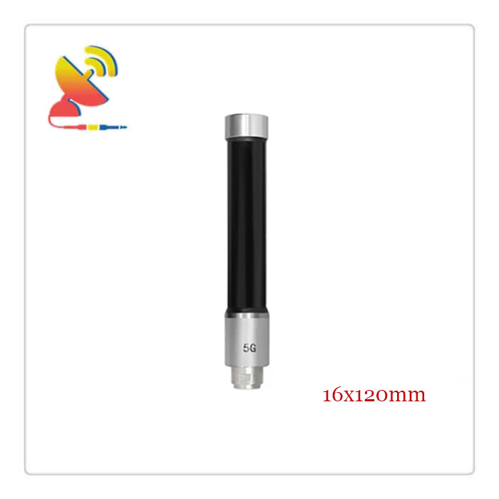 C&T RF Antennas Inc.- 16x120mm Black Color SMA Male Connector 5G LTE Omnidirectional Antennas