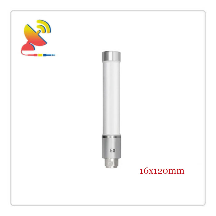 C&T RF Antennas Inc.- 16x120mm White Color SMA Male Connector 5G NR Omnidirectional Antennas
