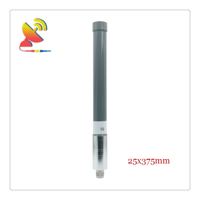 C&T RF Antennas Inc.- 25x375mm Grey Color High Gain 5G NR Omnidirectional Antennas