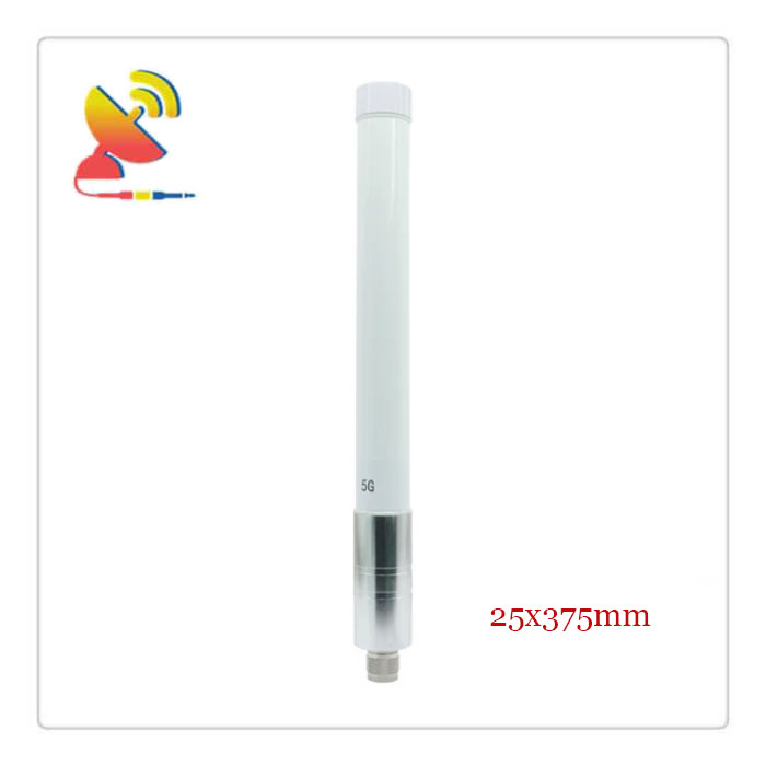 C&T RF Antennas Inc.- 25x375mm White Color High Gain 5G LTE Omnidirectional Antennas