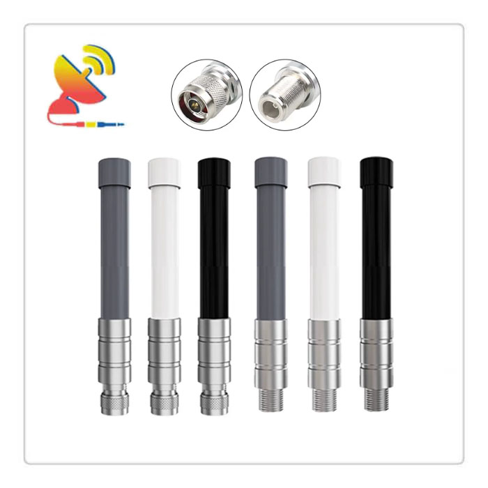 C&T RF Antennas Inc.- Omni Antennas With Grey, White, Black Colors, N-type Male and Female Connectors Are selectable