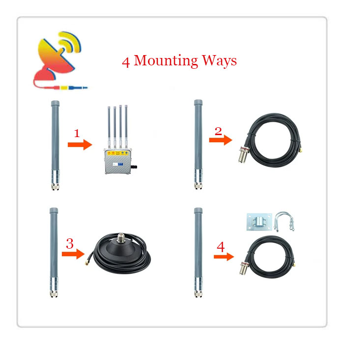 C&T RF Antennas Inc.- Omnidirectional Antennas With 4 Mounting Ways